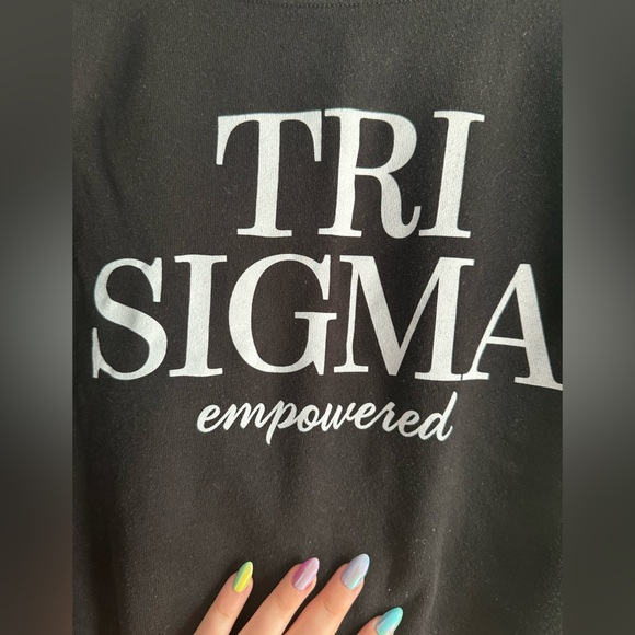Rough edged Tri Sigma Official Sweatshirt - Picture 1 of 5